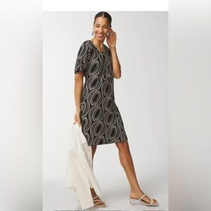 CHICO’S NWT 4 / XXL Algiers Paisley Ruffle Sleeve Knee Length Pocket Dress 22